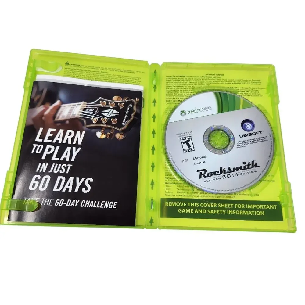 Rocksmith 2014 Edition for Xbox 360 Learn Guitar Video Game Microsoft